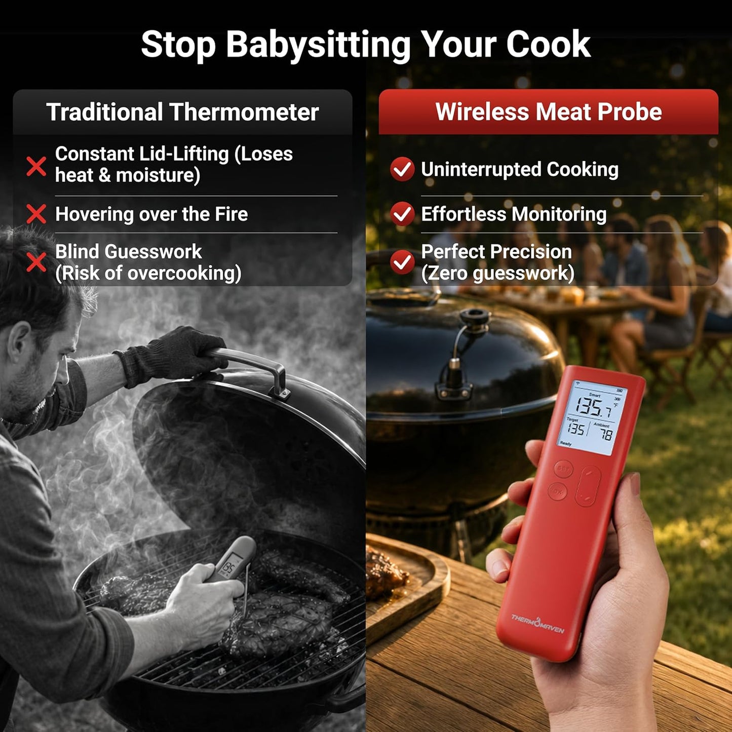 ThermoMaven Smart Wireless Meat Thermometer