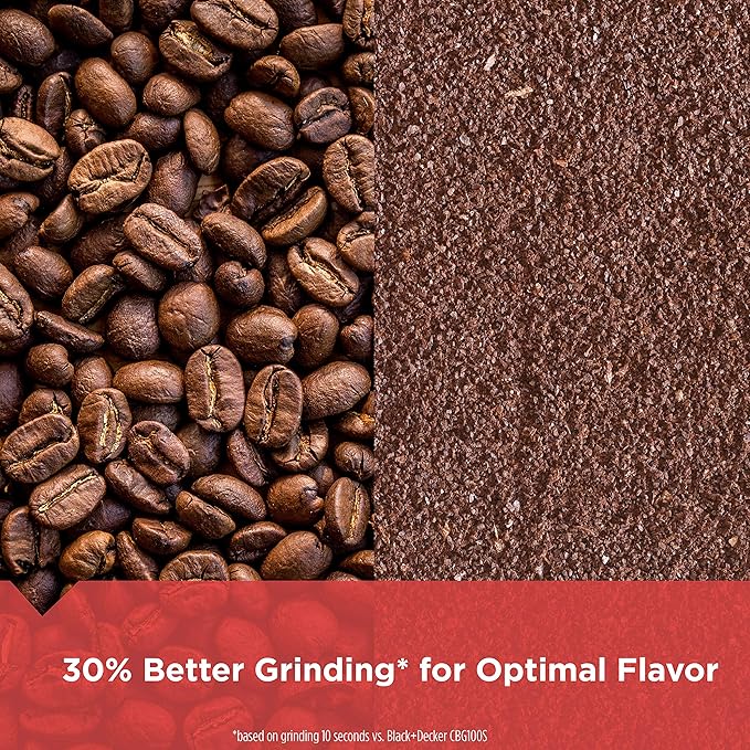 BLACK+DECKER One-Touch Coffee & Spice Grinder with Stainless Steel Blades