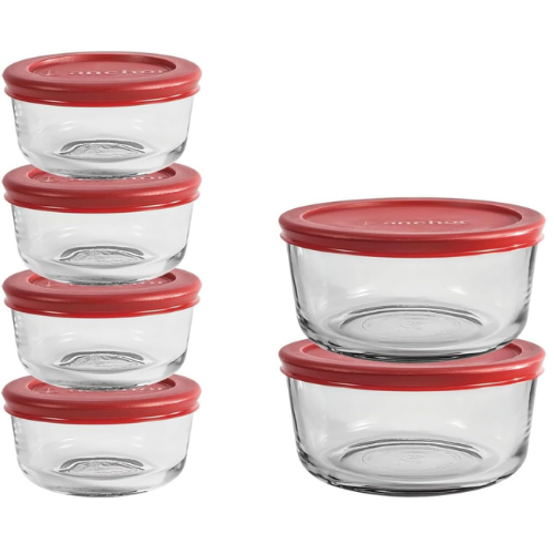 Anchor Hocking 12 Piece Glass Storage Containers