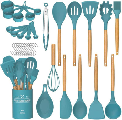 Umite Chef 33-Piece Silicone Kitchen Utensil Set