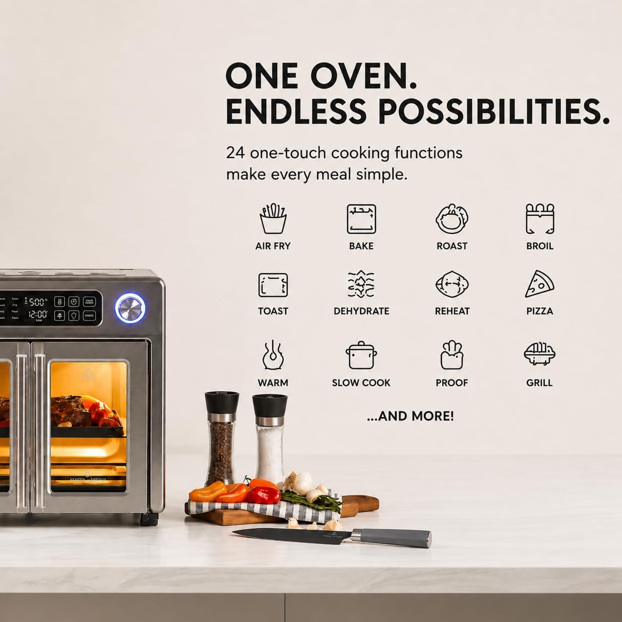 Emeril Lagasse 26QT French Door Multi-Function Air Fryer Toaster Oven