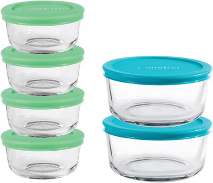 Anchor Hocking 12 Piece Glass Storage Containers