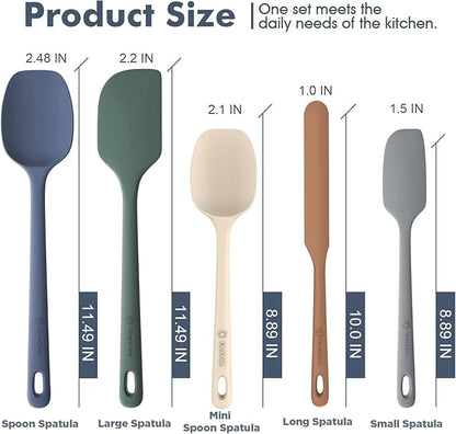5-Piece Silicone Spatula Set