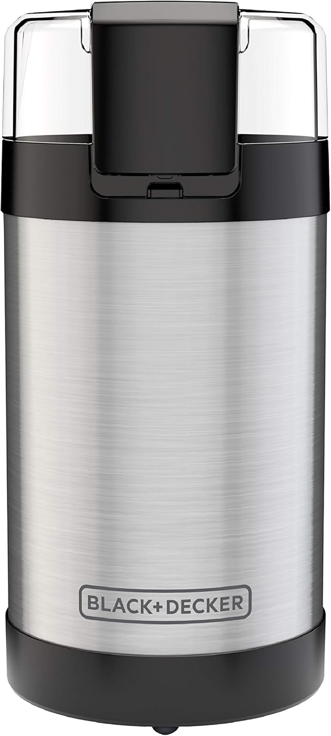BLACK+DECKER One-Touch Coffee & Spice Grinder with Stainless Steel Blades