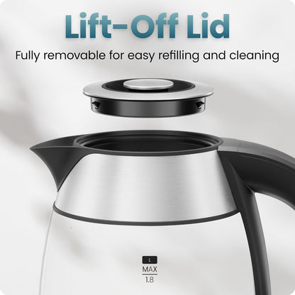 Chefman 1.8L Electric Glass Kettle