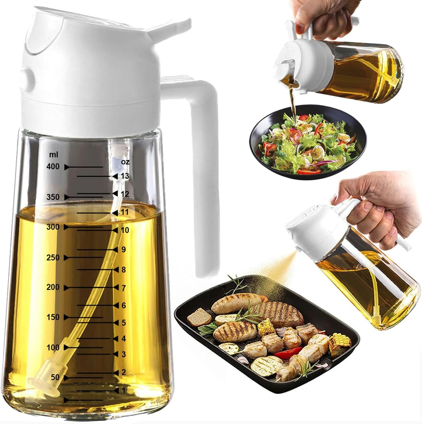 TrendPlain Glass Olive Oil Sprayer 470ml