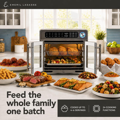 Emeril Lagasse 26QT French Door Multi-Function Air Fryer Toaster Oven