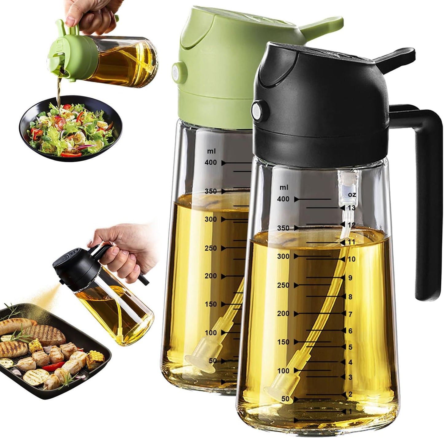 TrendPlain Glass Olive Oil Sprayer 470ml