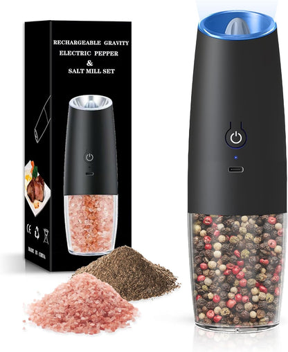 Gravity Electric Salt & Pepper Grinder Set