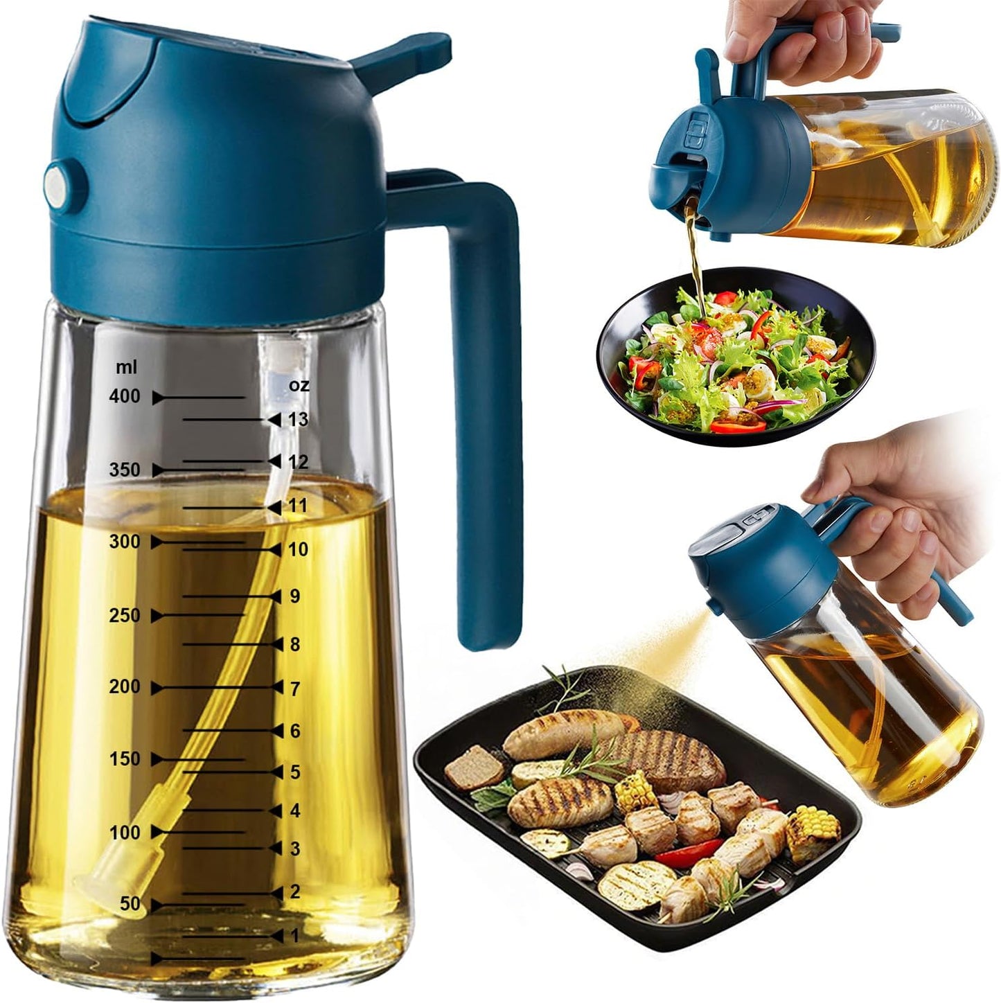TrendPlain Glass Olive Oil Sprayer 470ml