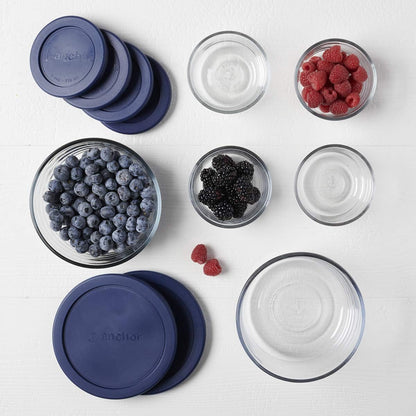 Anchor Hocking 12 Piece Glass Storage Containers