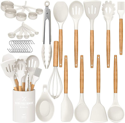 Umite Chef 33-Piece Silicone Kitchen Utensil Set