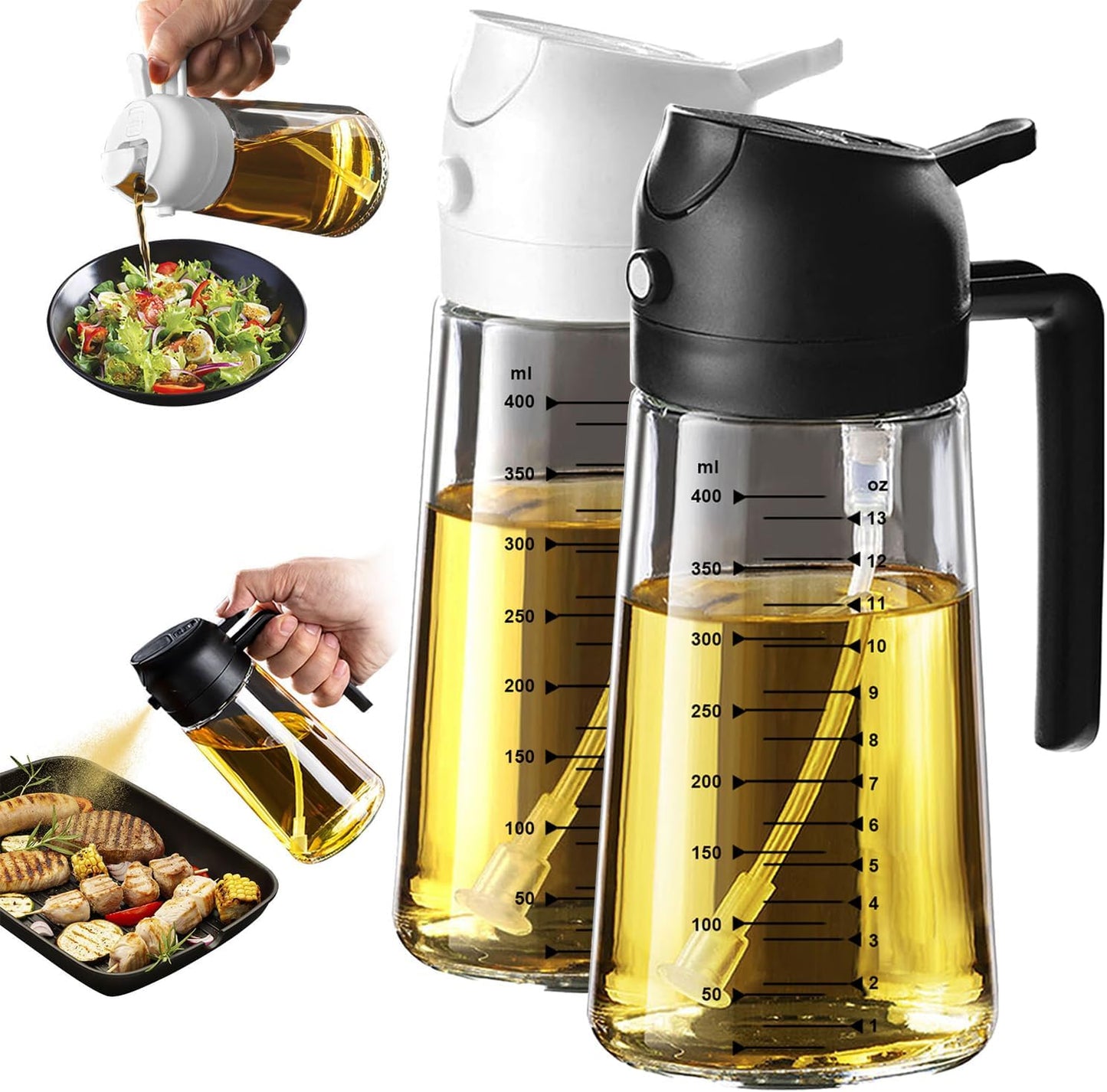 TrendPlain Glass Olive Oil Sprayer 470ml