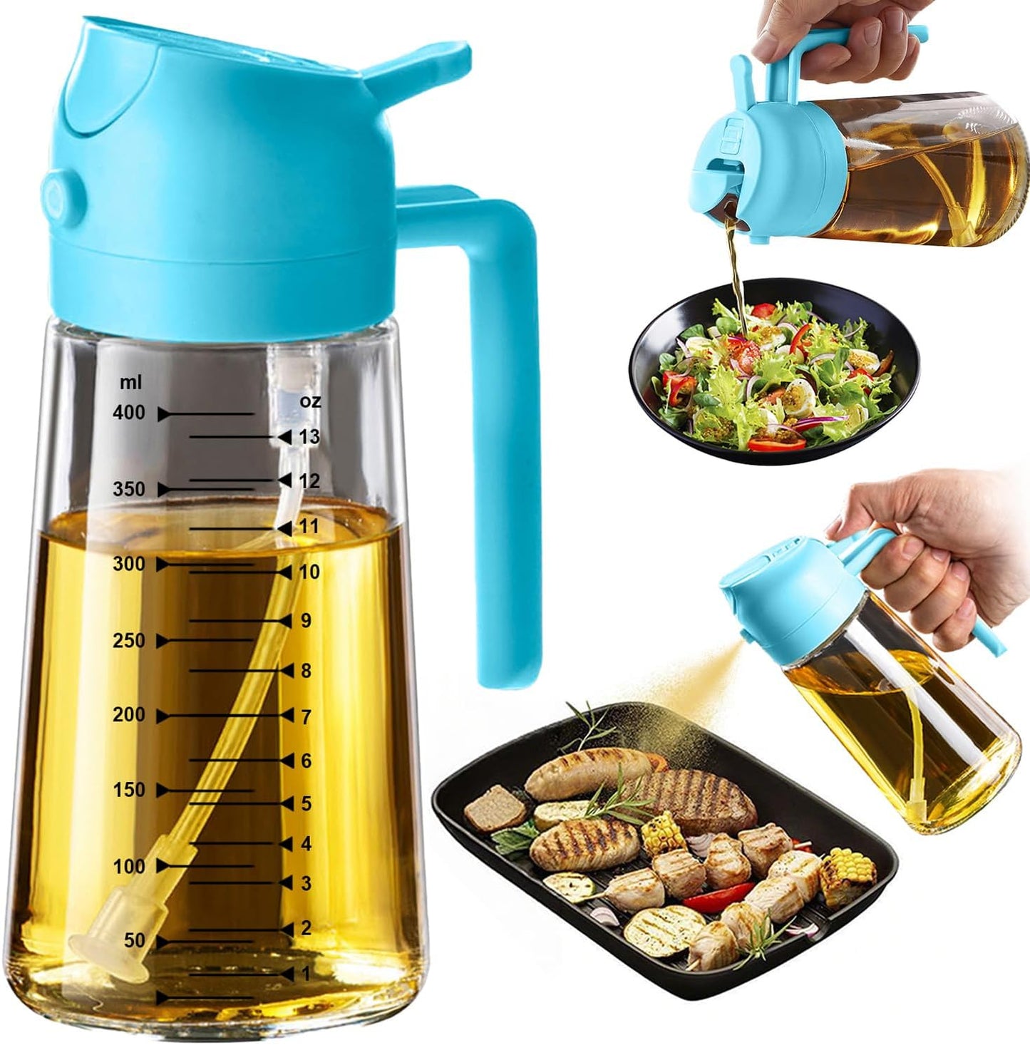 TrendPlain Glass Olive Oil Sprayer 470ml
