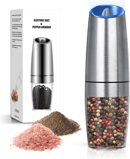 Gravity Electric Salt & Pepper Grinder Set
