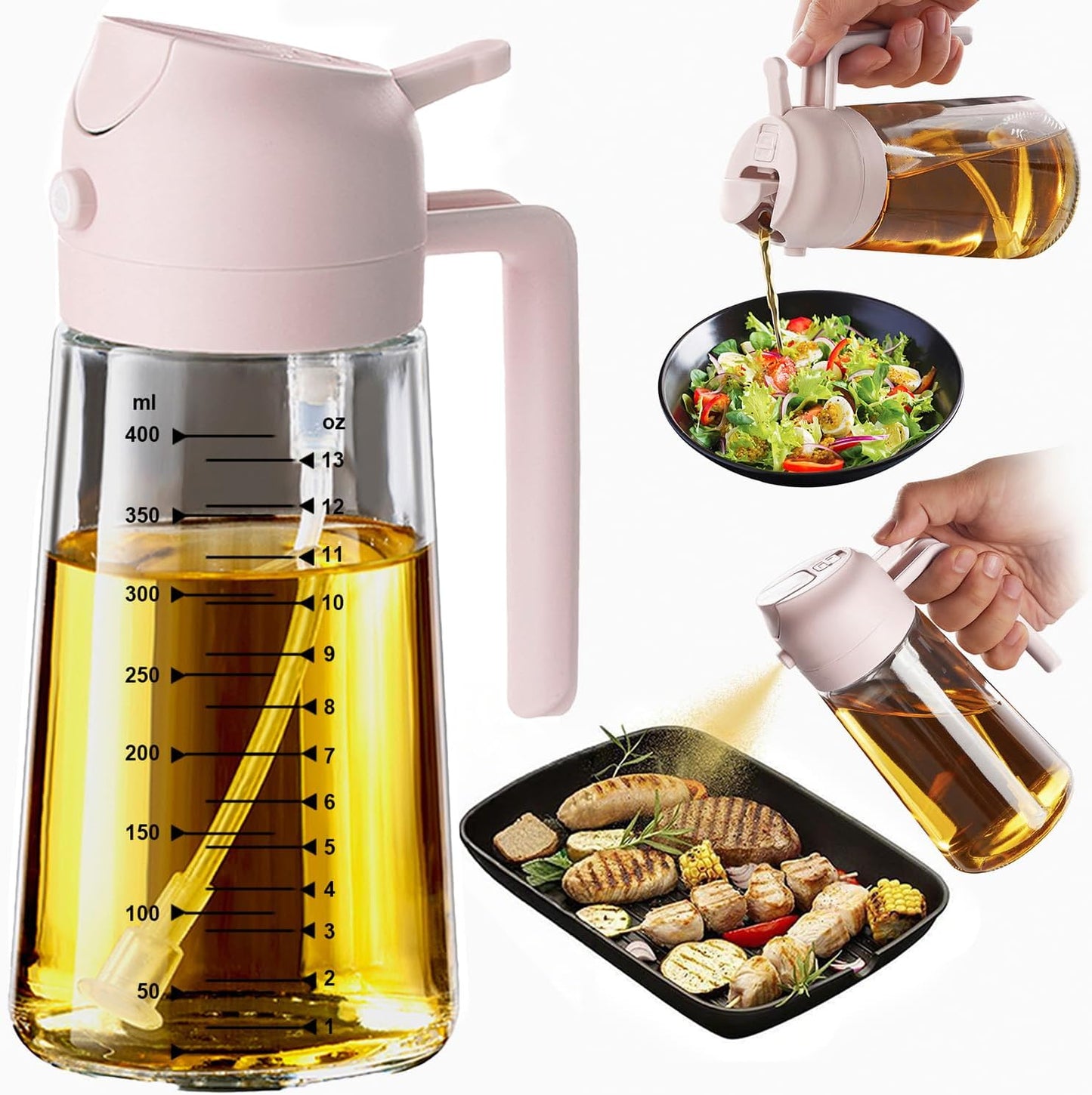 TrendPlain Glass Olive Oil Sprayer 470ml