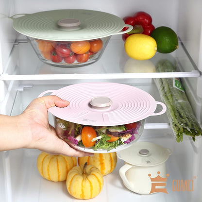 GUANCI Silicone Lids for Bowl 8 Pack, Microwave Splatter Cover