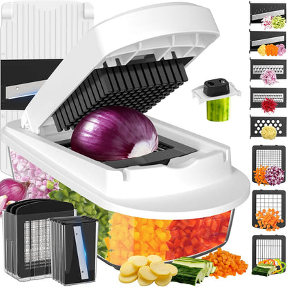 8-Blade Vegetable Chopper & Slicer