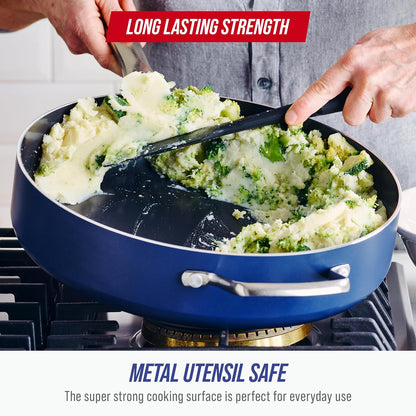 Blue Diamond 10" Diamond Infused Ceramic Non-stick Frying Pan Skillet