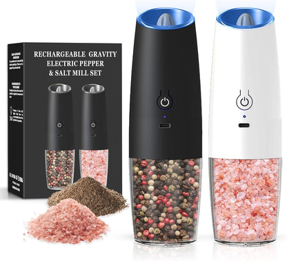 Gravity Electric Salt & Pepper Grinder Set