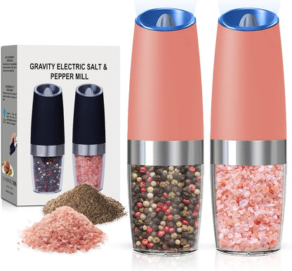 Gravity Electric Salt & Pepper Grinder Set