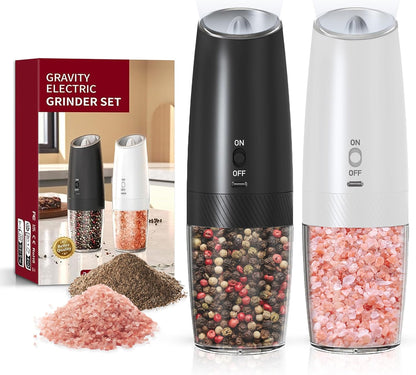 Gravity Electric Salt & Pepper Grinder Set