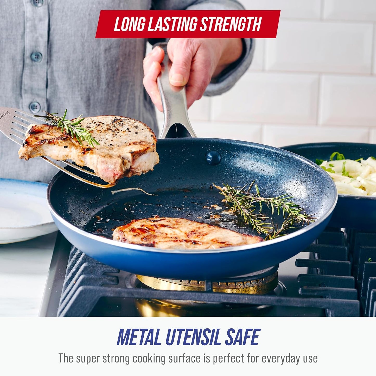 Blue Diamond 10" Diamond Infused Ceramic Non-stick Frying Pan Skillet