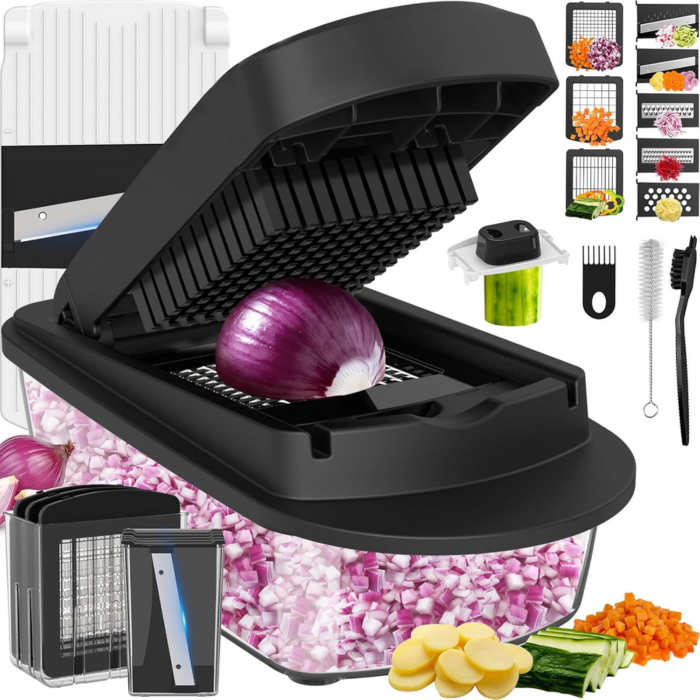 8-Blade Vegetable Chopper & Slicer